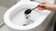 Strooi wat koffiedik in het toilet en je raakt van het meest voorkomende probleem af